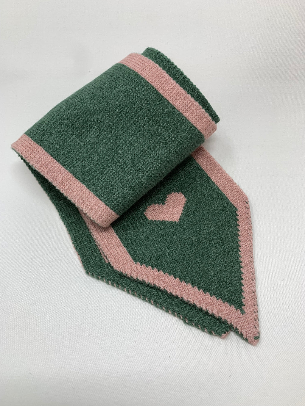 Pink and Green Reversible Scarf