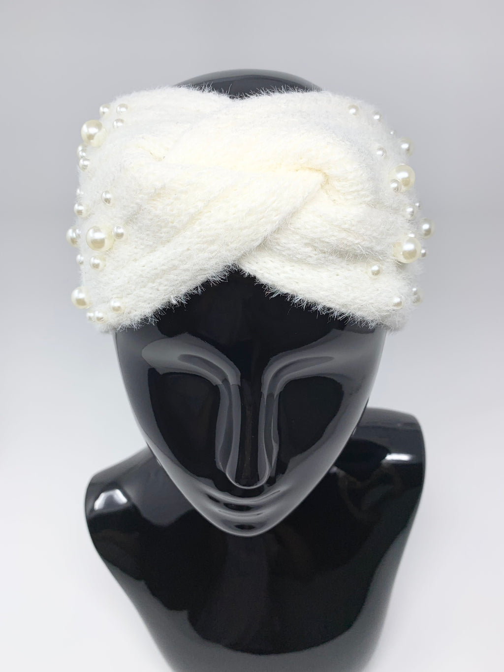 Winter Pearl Headband - Cream
