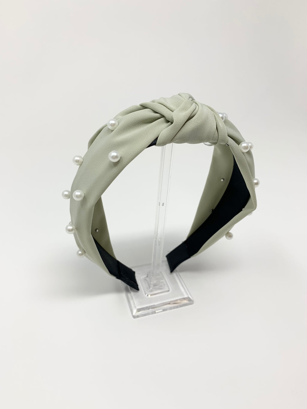 Pearl Knotted Headband - Mint