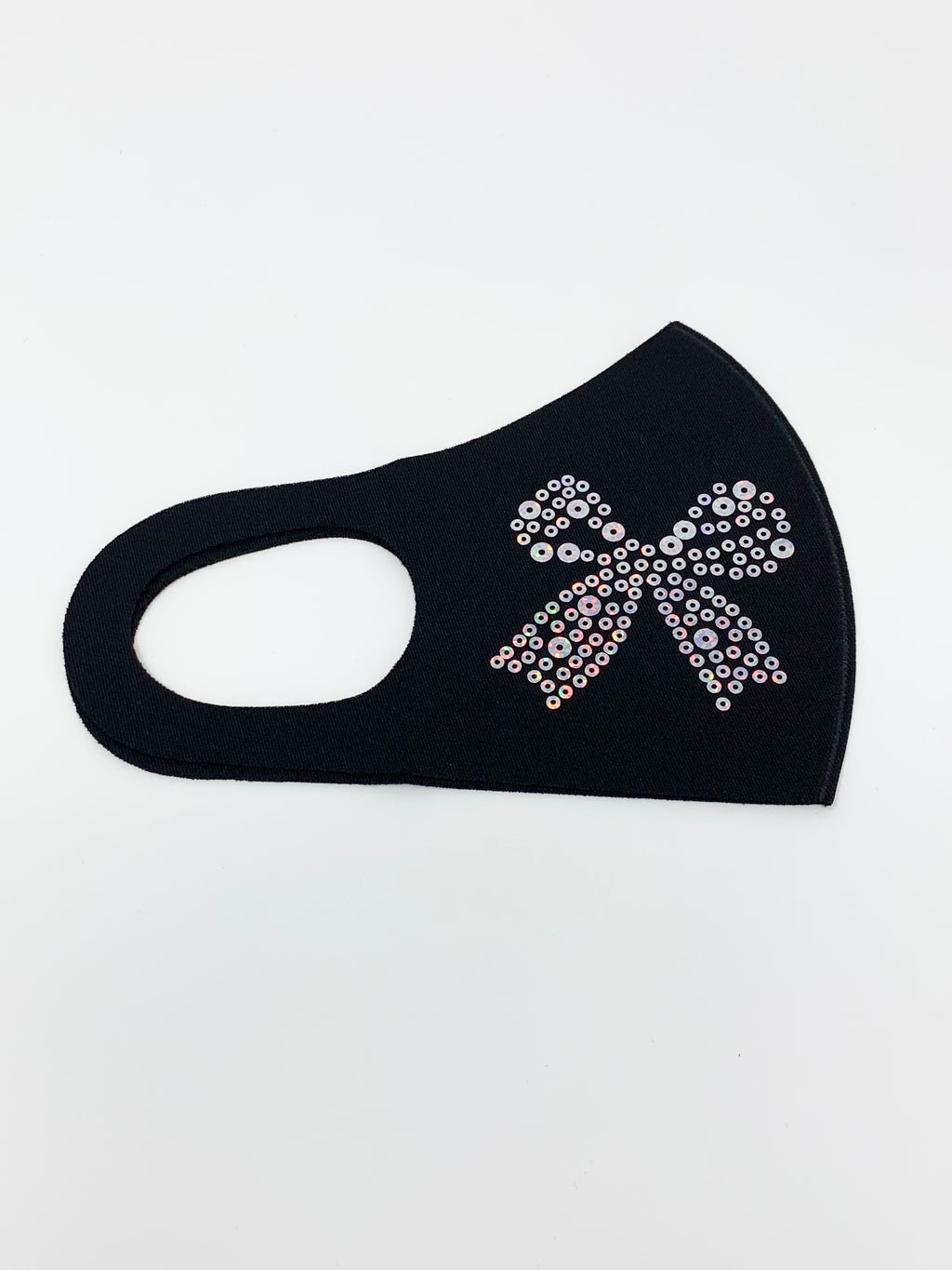 Sequin Face Mask - Pretty Bow