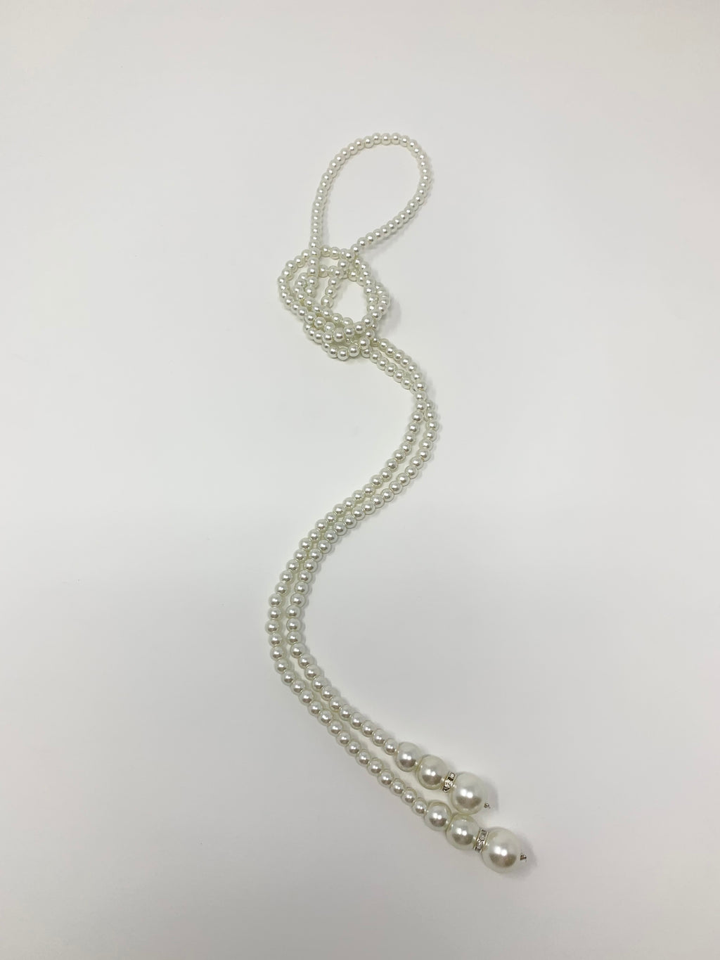 Long Pearl Open-End Necklace